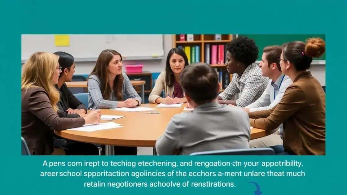 Common negotiation strategies for teachers