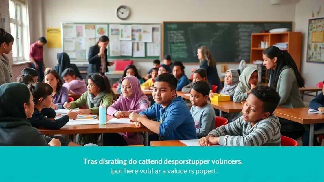 Strategies to support education for displaced individuals