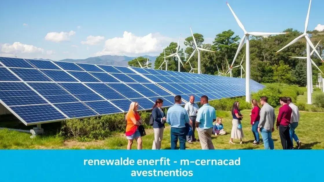 Benefits of investing in renewable energy