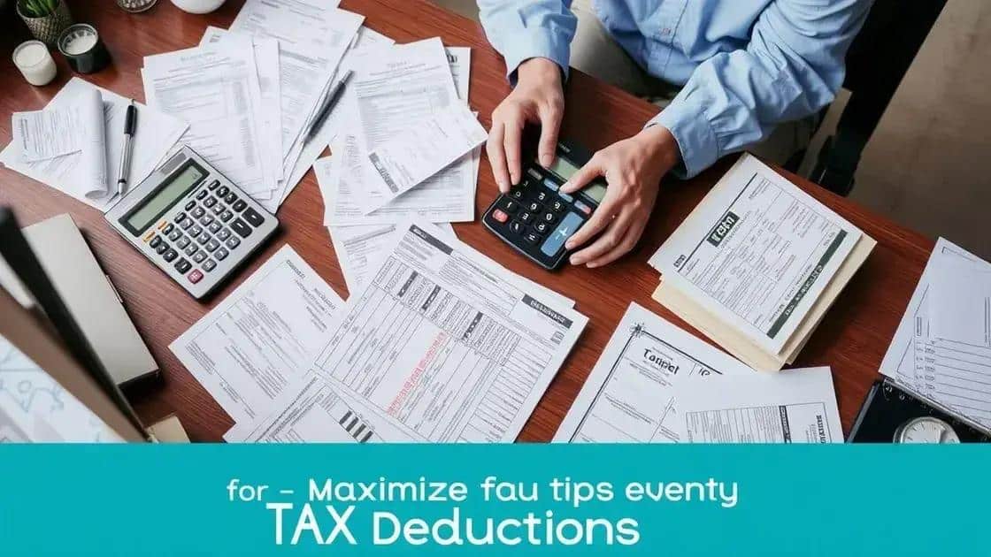 Tips for maximizing your deductions